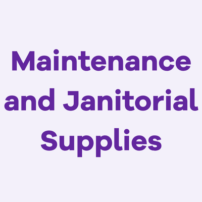 Image Maintenance and Janitorial Supplies
